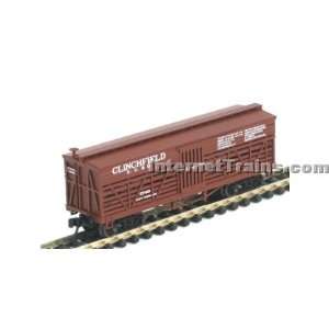 Athearn N Scale Ready to Roll 36 Old Time Stock Car   Clinchfield 