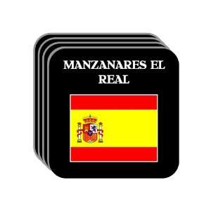 Spain [Espana]   MANZANARES EL REAL Set of 4 Mini Mousepad Coasters