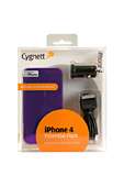 Cygnett iPhone 4 & iPhone 4S Starter Pack   Purple   Mobile 