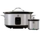 Kenmore 7 Qt. Stainless Steel Slow Cooker with Dipper