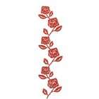 Wall Hangers Red Metal Rose Wall Hanger for Photos and Accessories