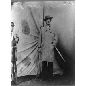Lewis Payne,Lincoln conspirator,in front of tent 