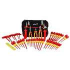   , Screwdrivers, T Handles, Knife and Ruler, With Canvas Tool Bag