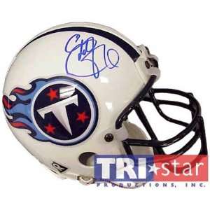  Eddie George Tennessee Titans Autographed Mini Helmet 