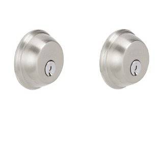 Schlage B62N619 Deadbolt, Keyed 2 Sides, Satin Nickel