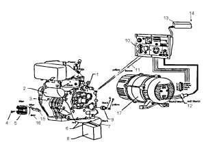 ALL POWER AMERICA Generator Manifold intake Parts  Model APG3201 