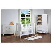 Tutti Bambini Lucas 3 Piece Room Set, White with FREE Home Assembly