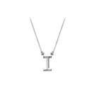 FineJewelryVault Baby Charm Initial Pendant F 14K White Gold