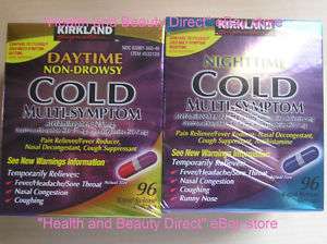 Generic Tylenol COLD Multi Symptom DAY + NIGHT 192 Tabs  