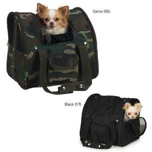 Casual Canine Dog Backpack Carrier   Color Black 