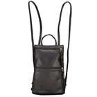 Sven Designs Sven Design Small Leather Backpack Purse Black