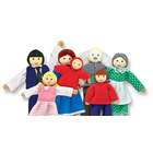 Melissa and Doug 284 Wooden Family Doll Set