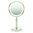 Conair BE116T Double Sided Fluorescent Mirror, Satin Nickel