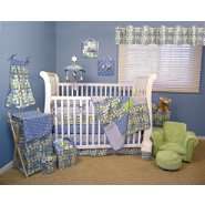 Trend Lab Nantucket 4 Pc. Crib Bedding Set, Blue 