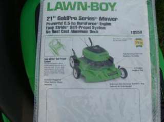LAWNBOY GOLD PRO LAWNMOWER 6.5 engine 2 cycle GREAT 10550 model  