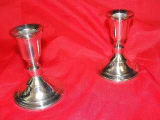 VINTAGE DUCHIN CREATION STERLING SILVER CANDLESTICK HOLDERS  