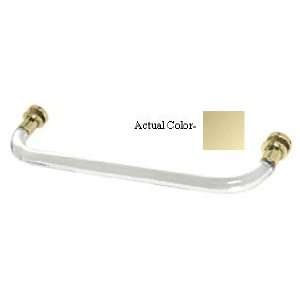   24 Single Sided Towel Bar with Raw Brass Rings