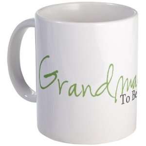  Grandma To Be Green Script Cute Mug by  Kitchen 