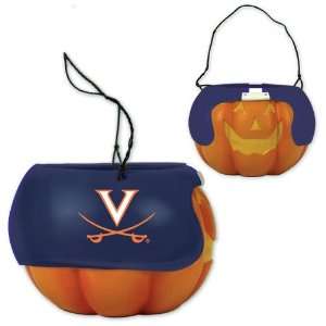   NCAA Virginia Cavaliers Halloween Pumpkin Trick or Treat Candy Bucket