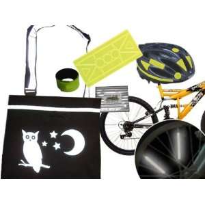   Reflective Tote with Walk and Bike Safety Goodies