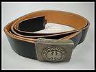 Superb German Army Leather Belt With Belt Buckle 51.181 inch (Saddle 
