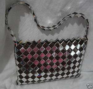 Handcrafted CANDY WRAPPER Handbag Pocketbook Purse Handmade Shoulder 