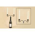 Sunline Double Wine Bottle Stopper Candelabra, Candle Holder for Two 1 