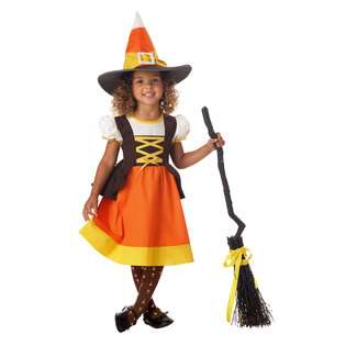California Costumes Toddler and Girls Sweet Treat Candy Corn Witch 
