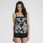 Jaclyn Smith Womens Graphic Butterfly Tankini Swim Top