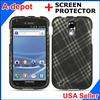   Galaxy S 2 II T989 T Mobile Crystal Clear Hard Case Cover +Screen