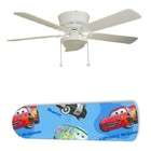   Image Concepts Cars Mater and Lightning Blue 52 Ceiling Fan with Lamp