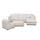  Right Facing Chaise 2 Piece Sectional with Ottoman and Armless Chair 