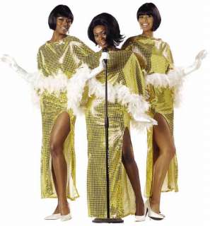 Adult Womans Motown Diva Singer Halloween Costume Lg  