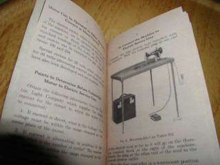 Singer Featherweight 221 Sewing Machine Manual   GREEN  