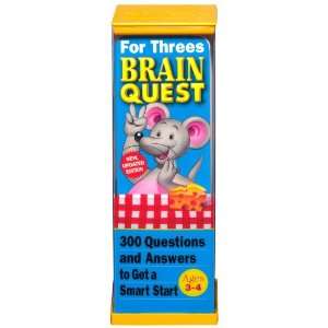  Brain Quest for Ages 3 4 Revised 3rd Edition 300 Questions 
