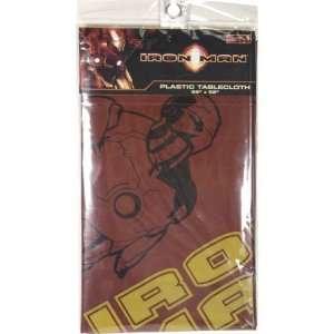  Iron Man Plastic Party Tablecloth