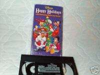 DISNEY HAPPY HOLIDAYS WITH DARKWING DUCK AND GOOFY VHS  