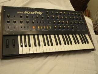   KORG Mono/Poly MP4 80s synthesizer synth NEAR MINT Monopoly Keyboard
