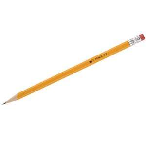  EXP, American Wood Pencils, #2HB Soft Lead, Dozen 