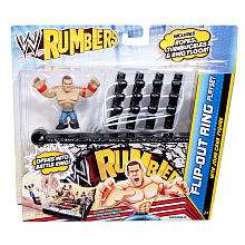 WWE Rumblers Action Figure with Accessory   John Cena with Flip Out 