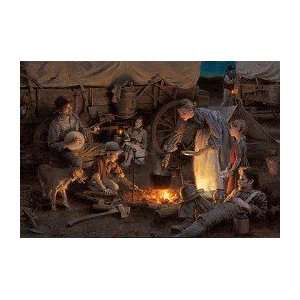  Oregon Trail Family 1848 Limited Edition Canvas