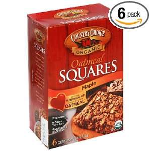 Country Choice Organic Maple Nutritional Oatmeal Squares, 11.85 Ounce 