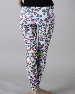 Colorful Cheetah Print Leggings. Available in JR and Plus Sizes  