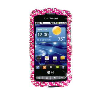 For LG Optimus S/Optimus U/Optimus V/LS670 Full Diamond Case Pearl 