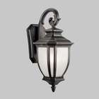 Kichler Salisbury Outdoor Wall Lantern in Rubbed Bronze with White 