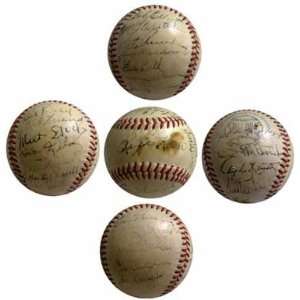  1951 Pittsburgh Pirates Team Autographed Baseball w 24 