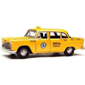    1/18 Scale Sun Star Los Angeles Checker Taxi Cab Toys & Games
