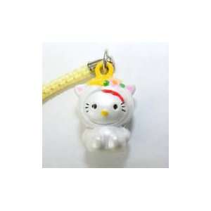  Hello Kitty in Sheep Costume Bell Straps, Charms or 