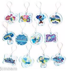 12 SMURF SMURFS BACKPACK CLIP   KEY CHAIN   PARTY FAVOR  
