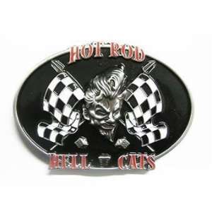  Hot Rod Hell Cats Belt Buckle Patio, Lawn & Garden